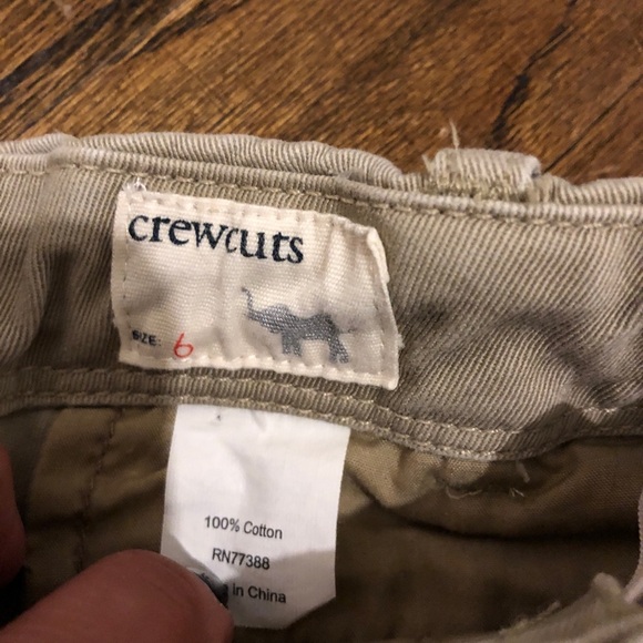 Crewcuts size 6 khaki shorts 🐘 - Picture 2 of 3